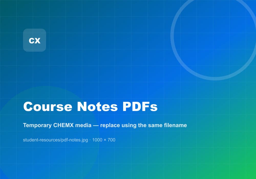 CHEMX notes pdfs