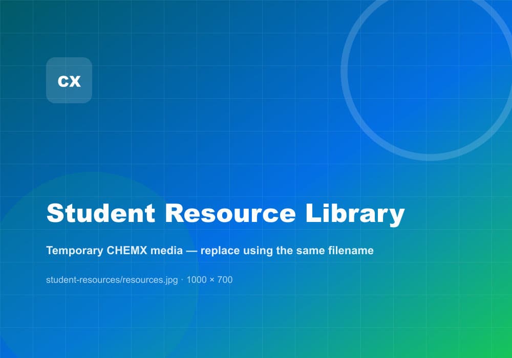 CHEMX student learning resource hub